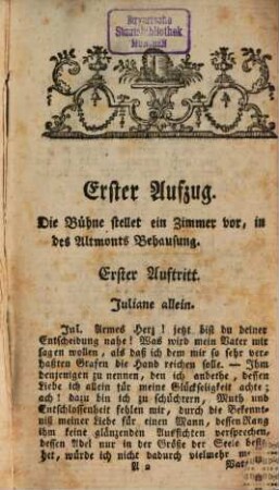 Adelstern oder der bestrafte Ehrgeitz : Ein Trauerspiel in 5 Aufzügen