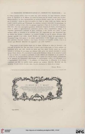 Un dessin de J. F. Millet