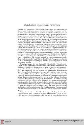Zwischenfazit: Systematik und Ambivalenz