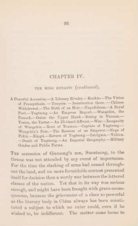 Chapter IV. The Ming Dynasty (continued)
