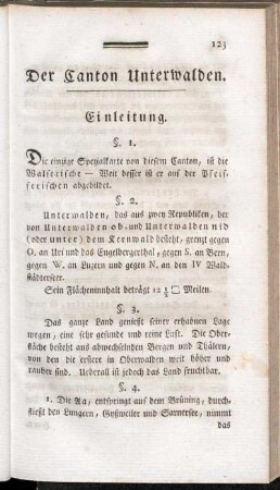 Der Canton Unterwalden.