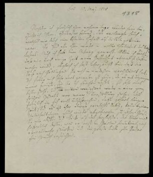 Nr. 1315: Brief von Friedrich Gottlieb Welcker an Karl Otfried Müller, Bonn, 10.3.1828