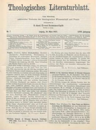 97-98 [Rezension] American Schools of Oriental Research. Catalogue 1935-1936. New Haven. Office of the Schools