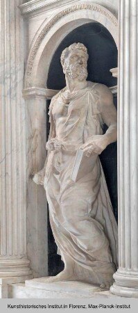 Heiliger Petrus - Grabmal Leos X., Det.: Heiliger Petrus