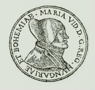Medaillonbildnis Maria von Ungarn
