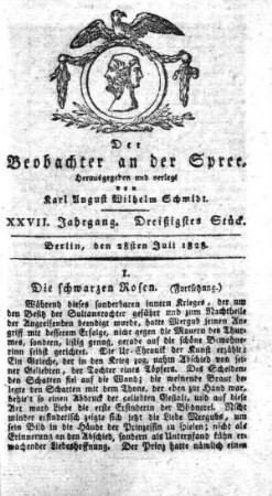 30. Stueck, 28. Juli 1828