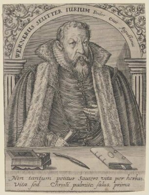 Bildnis des Wernerus Seutter