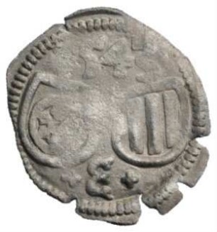 Fundmünze, Pfennig (einseitig), 1543