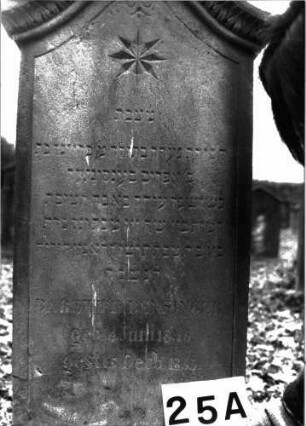 Grabstein A I/11/25A