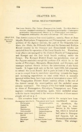 Chapter XIV. Local self-government
