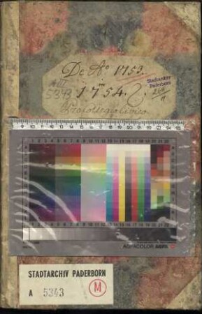 Landrechnungen 1753/54