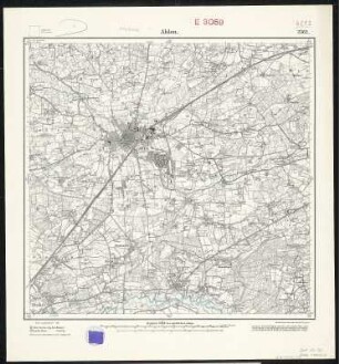 Meßtischblatt 2362 : Ahlen, 1927 : Ahlen. - Aufn. 1895, einz. Nachtr. 1927. - 1:25000. - [Berlin]: Reichsamt für Landesaufnahme, 1927. - 1 Kt.