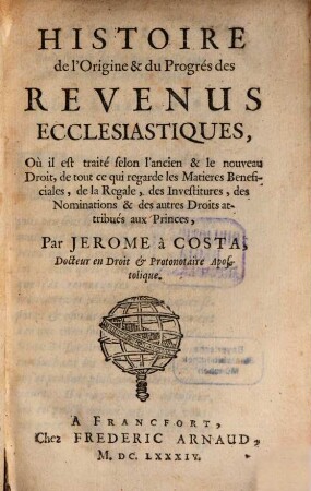 Histoire de l'origine et du progrés des revenus ecclesiastiques