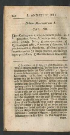 Bellum Macedonicum I. Cap. VII