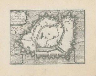 Plan de la Ville de Strasbourg