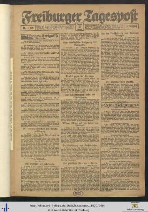 Nr. 1-30 (Januar 1920)