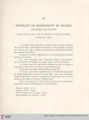 Portrait (Émail de Limoges XVIe siècle)