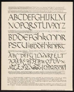 Plate 7. "Slanted-pen" Capitals