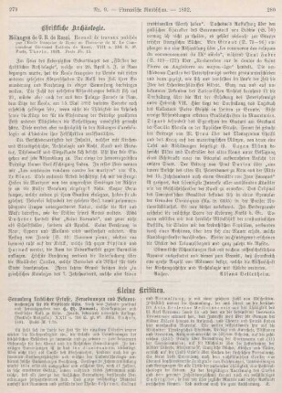 279-282 Kleine Kritiken