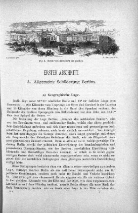 A. Allgemeine Schilderung Berlins