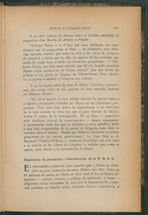 Exposición de productos y manufacturas de la U.R.S.S.