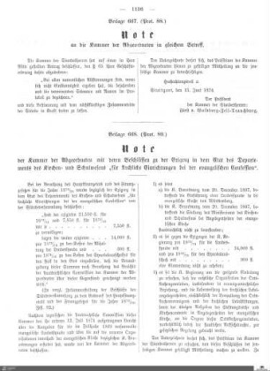 Beilagen zu Protokoll, 89. Sitzung
