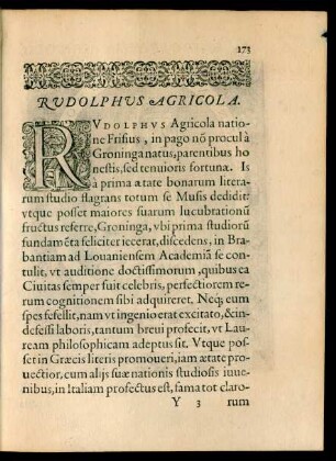 Rudolphus Agricola.