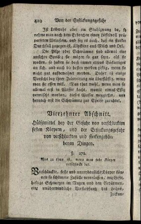 Vierzehnter Abschnitt.