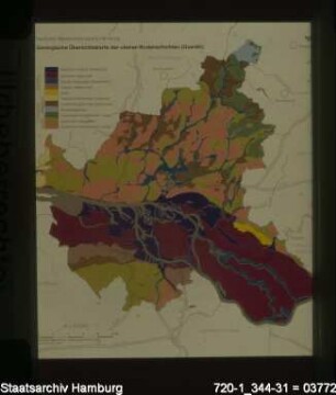 Fachplan Wasserversorgung, Geologische Übersichtskarte Quartär