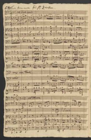 20a. Aria (A): Ich erhebe meine Blicke / 20b. Accomp[agnato] (A): Ich verleugnete dich
