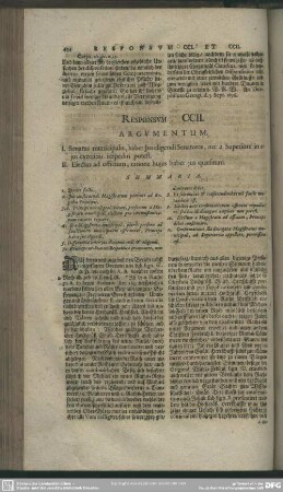 Responsum CCII.