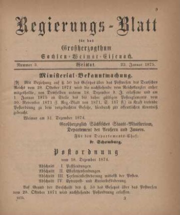 Nr. 3 : 23. Januar 1875