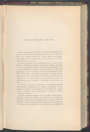 Hoyos, novelista español