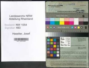 Entnazifizierung Josef Haselier , geb. 26.07.1885 (Lokfuehrer)