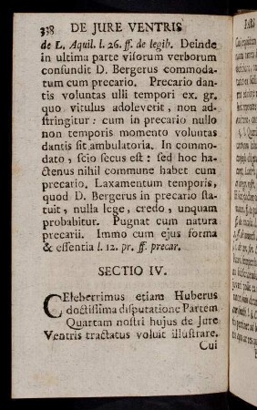 338-341, Celeberrimus etiam Huberus ... (§ I)