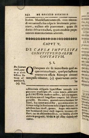 342-348, Caput V
