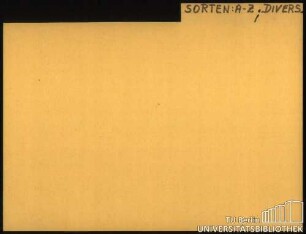 TROPAEOLUM: Sorten; Diverses