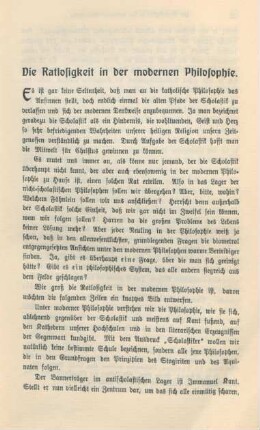 21-31 Die Ratlosigkeit in der modernen Philosophie