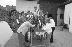 Maibaum für den Stadtteil Rüppurr