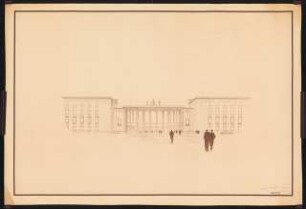 UFA (Universum Film AG), Potsdam-Babelsberg: Perspektivische Ansicht