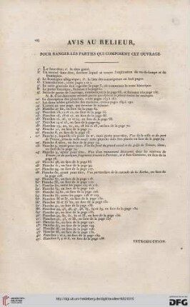 Avis au relieur