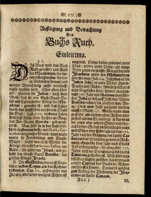 Außlegung und Betrachtung Des Buchs Ruth