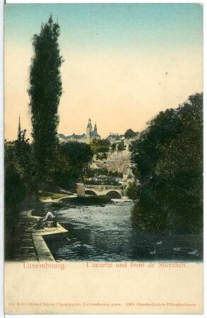 Luxemburg. L'aezette und Pont de Stierchen