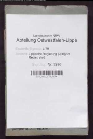 Unterhaltungskosten für die Landeschaussee, Band 17