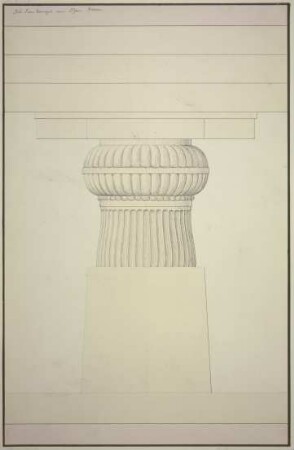 Indische Säule und Architrav