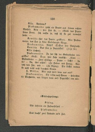 (Schlußgesang).