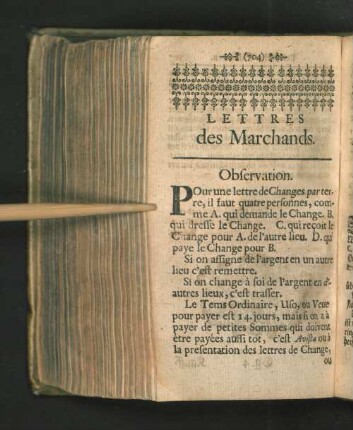 Lettres des Marchands. - Kauffmanns-Briefe. [u.a.]