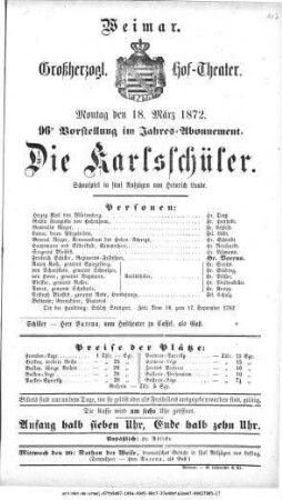 Die Karlsschüler