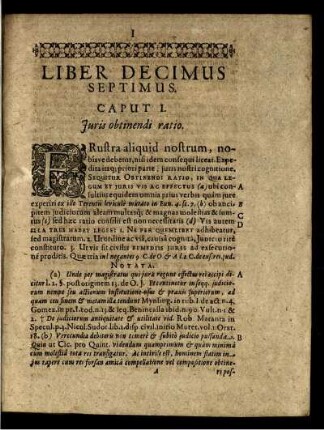 Liber Decimus Septimus