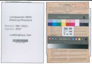 Entnazifizierung Karl Luettringhaus , geb. 14.12.1914 (Kraftfahrer)